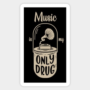 Music and capsule Magnet